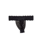 Male Power Scandal-lace Micro Thong Pinch Back Small/Medium