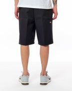 Dickies mens 13 Inch Loose Fit Multi-pocket Work flat front shorts, Black, 42 US