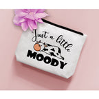 BiuNiuring Cow Gifts for Cow Lovers, Cow Gifts for Women, Cow Accessories Cosmetic Bag, Cow Makeup Bag, Who Loves Moody Cosmetic