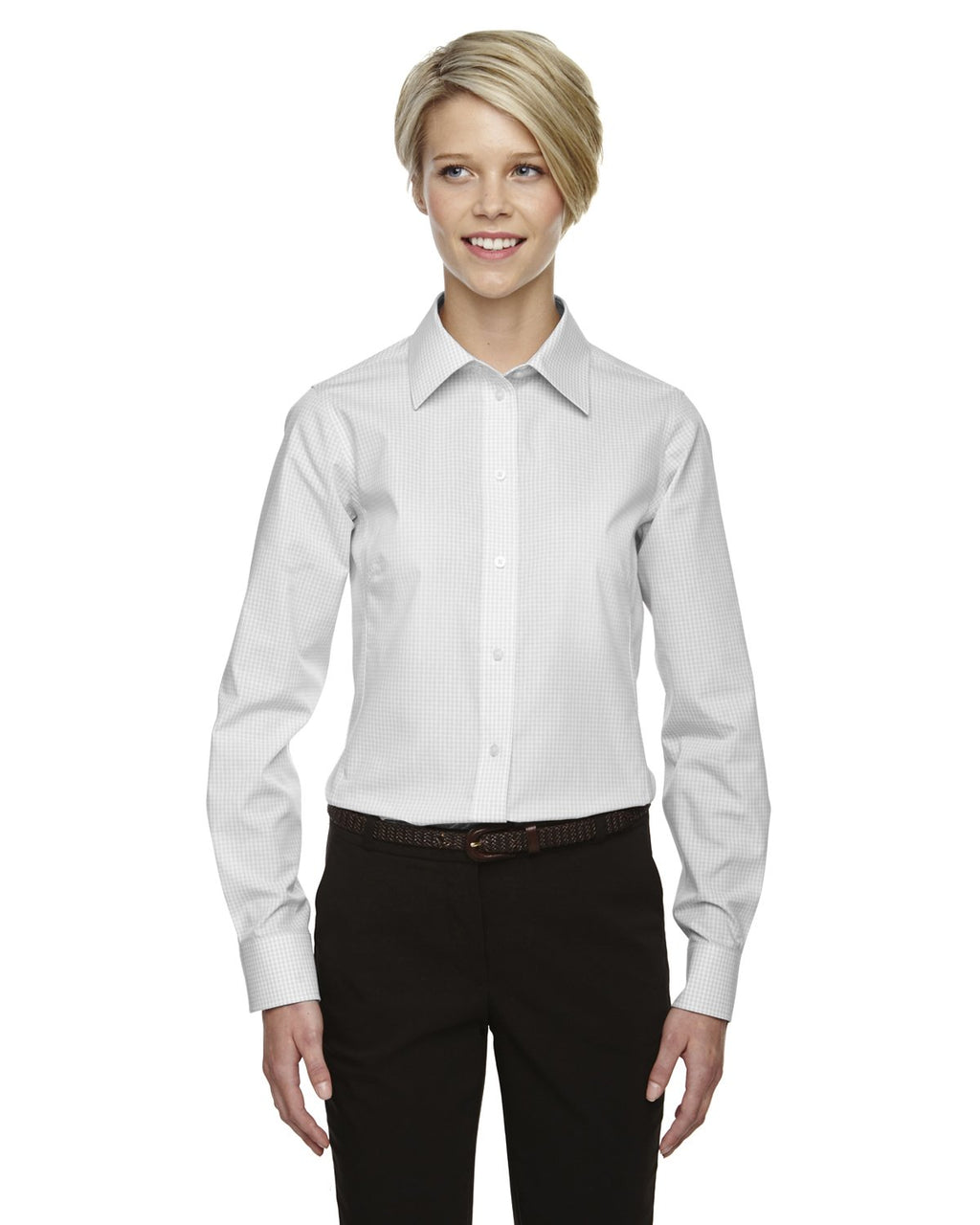 Ladies crown Woven collectioningham check - SILVER - S(D0102H7YEUJ)