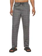 XYXX Mens Super Combed Cotton Checkered Checkmate Pyjamas [Pack of 2] Elasticated Waist, Drawstring | Loungewear for Men in Lim