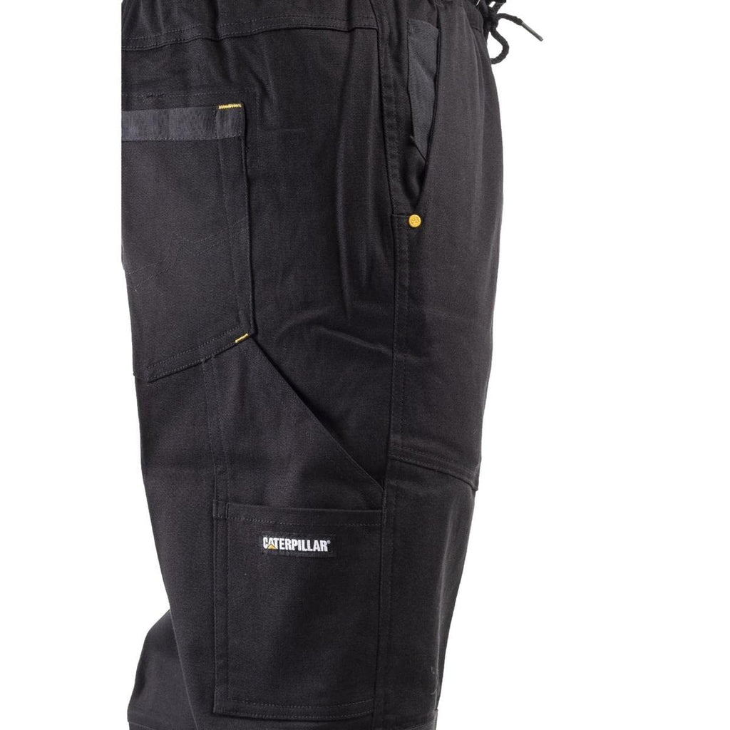 Caterpillar Men's Slim Fit Work Cargo Pant, Black, 32/30