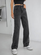 Kotty WomenS High Rise Mild Distress Jeans Metal Black