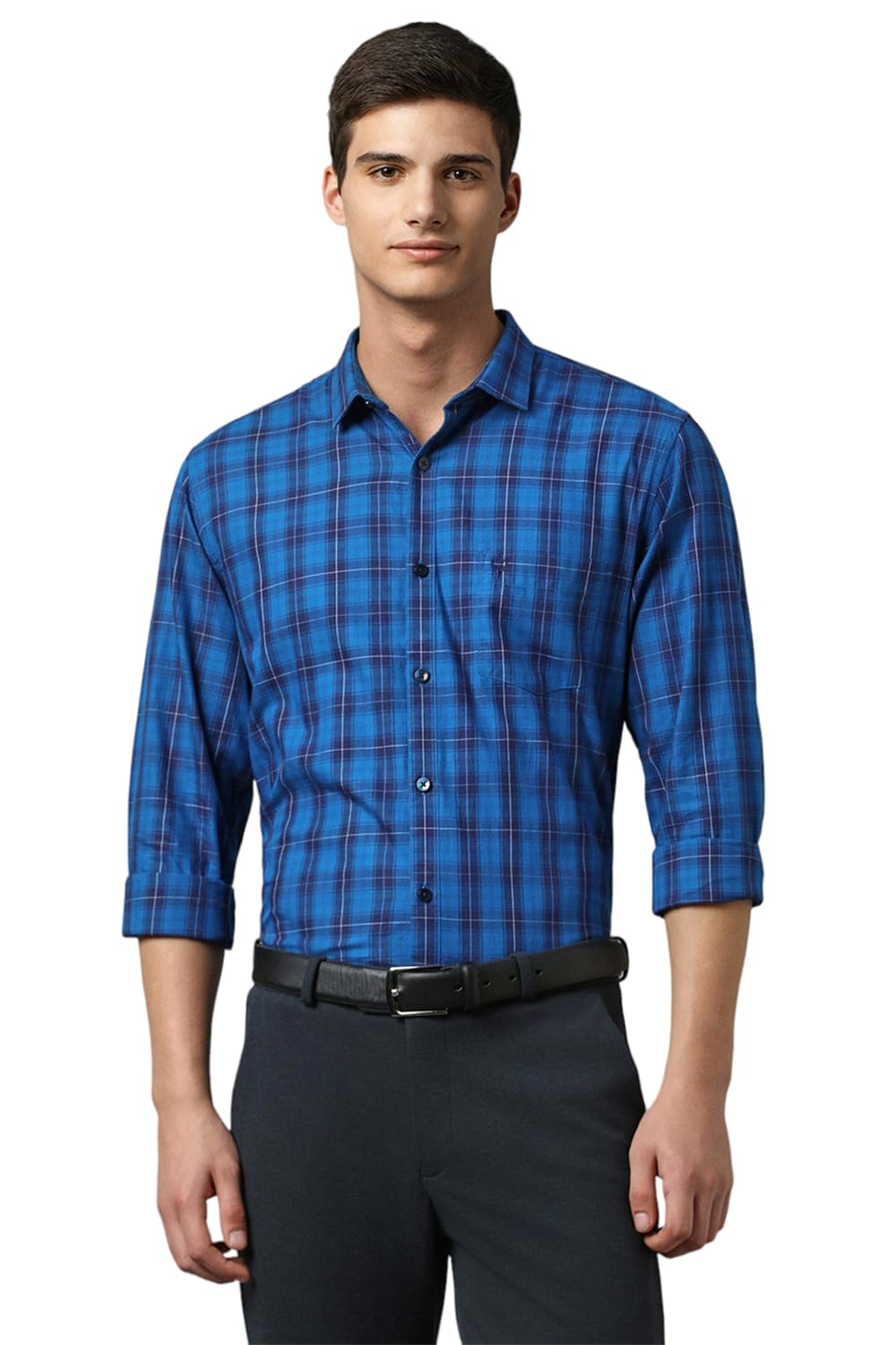 Allen Solly Men Slim Fit Formal Cotton Full Sleeve Shirt