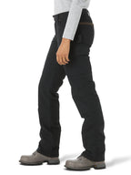 Wrangler Riggs Workwear womens Ranger Cargo Work Utility Pants, Black, 6 30 US
