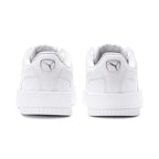 PUMA womens Carina Sneaker, Puma White-puma White-puma Silver, 9.5 US