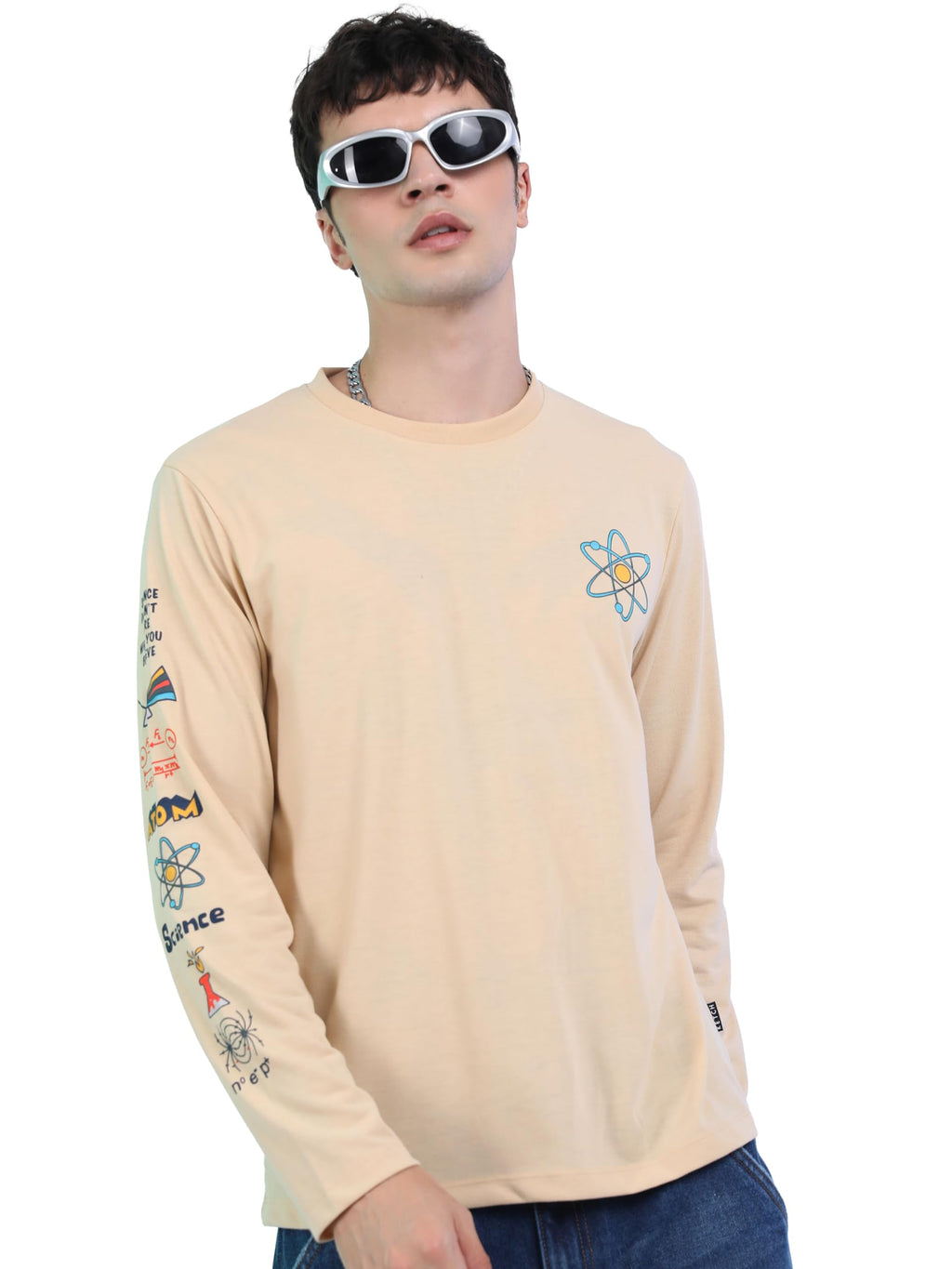 Ketch MenS Relaxed Fit T-Shirt (Khts000756_Beige