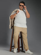 High Star MenS Regular Casual Pants (Hsmwts2404P_Khaki