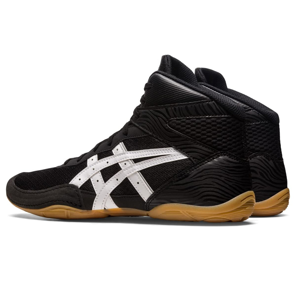 ASICS Men's Matflex 7 Wrestling Shoes, 11.5, Black/White