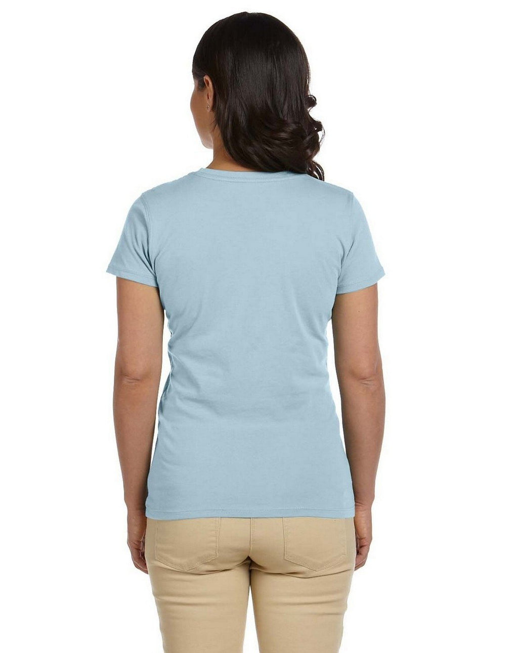 Ladies 44 oz 100% Organic cotton classic Short-Sleeve T-Shirt - BLAcK - S(D0102H7ZQ46)
