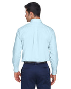 Mens crown Woven collectionSolid Broadcloth - WHITE - 5XL(D0102H768H8)