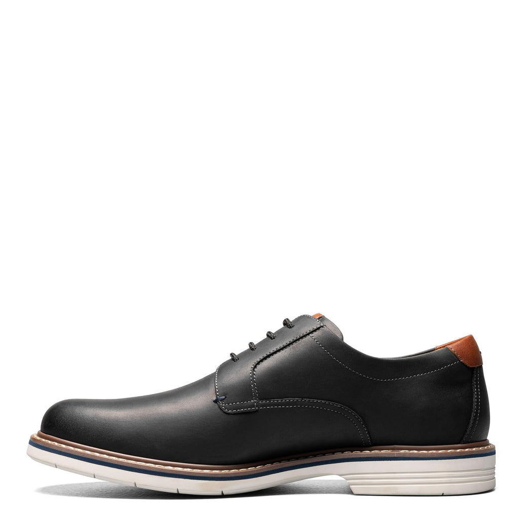 Florsheim Norwalk Plain Toe Oxford Black Crazy Horse 14 W (3E)