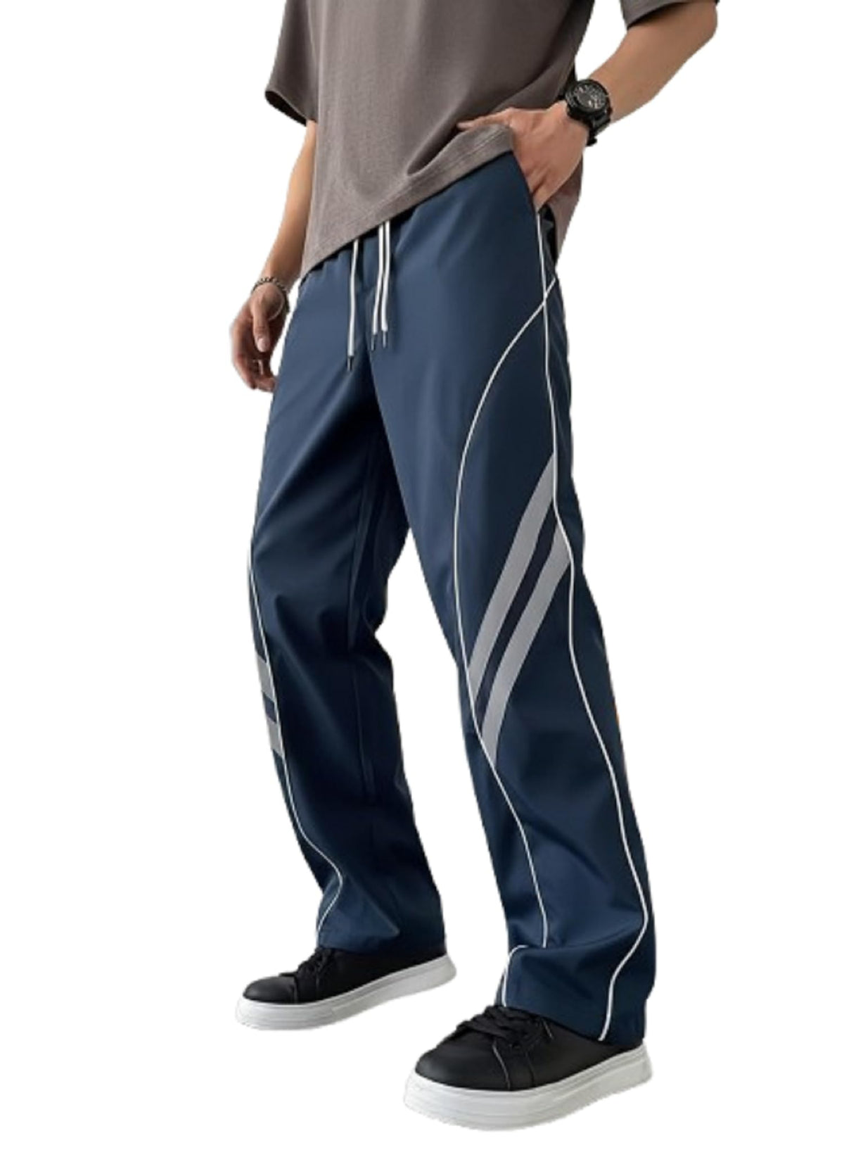 Lymio Track Pant For Men || Straight Pants For Men || Casual Style Track Pant For Men (Packs Also Available) (Tp100AirforceXl