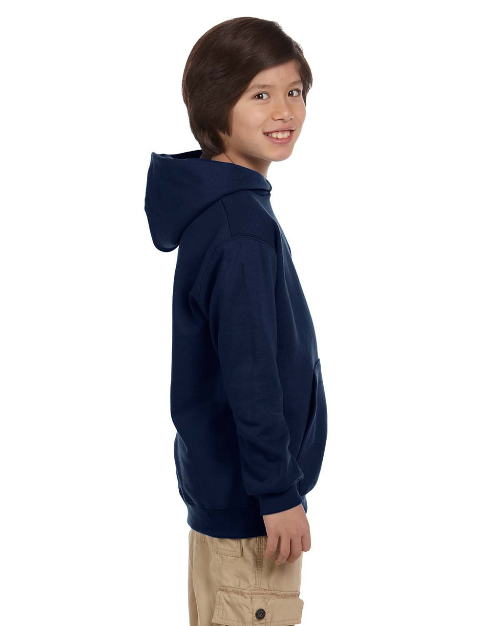 Youth Powerblend Pullover Hooded Sweatshirt - BLAcK - S(D0102HI3FSA)