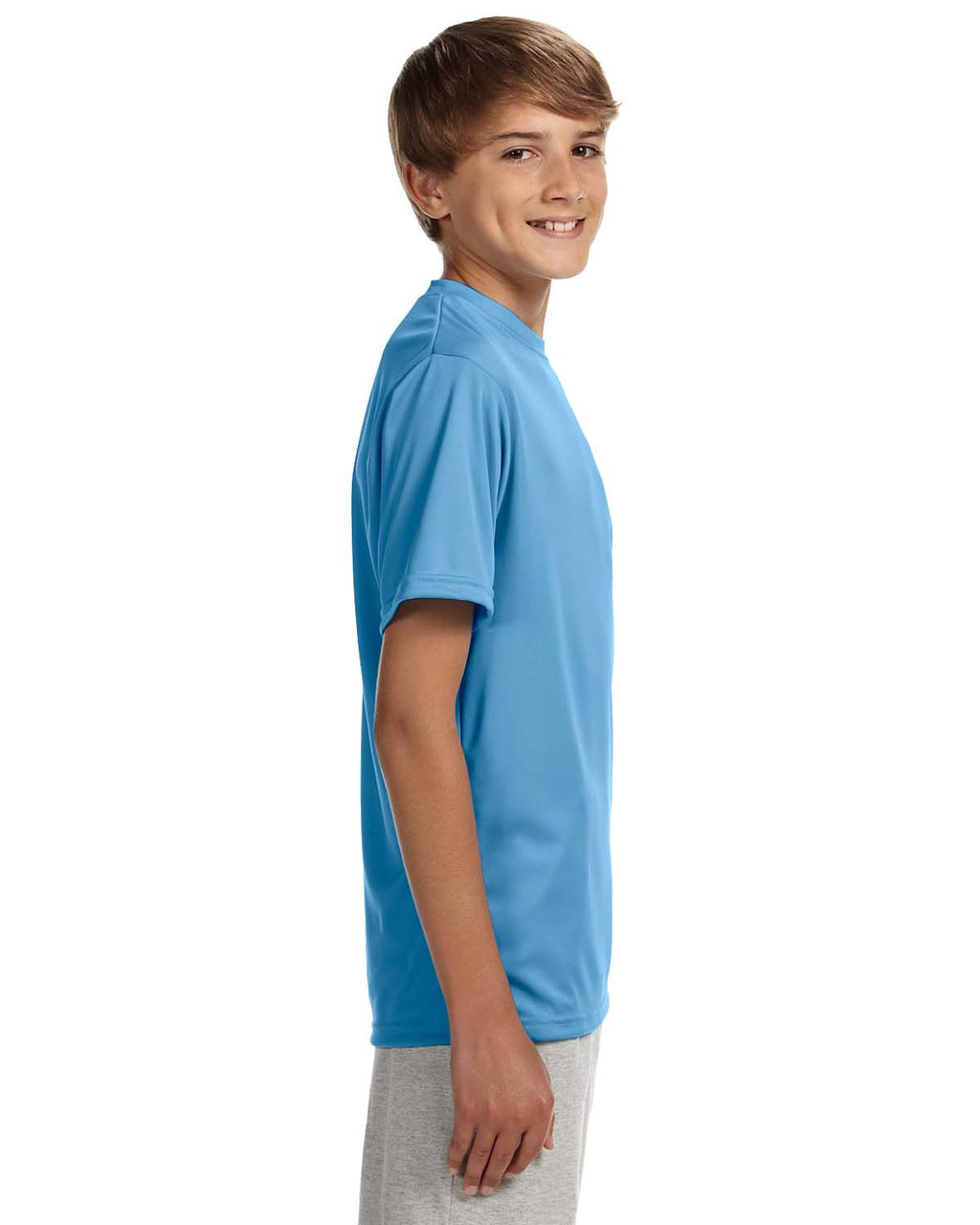 Youth cooling Performance T-Shirt - gRAPHITE - S(D0102H7KS3X)