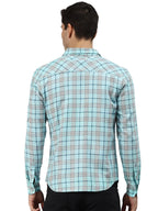 Hubberholme MenS Cotton Check Regular Fit Casual Shirt - Pure Soft Cotton Checked Shirts For Men Stylish/Trendy Full Sleeve Shi