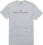 Relaxed Graphic Tee, USA, H.Grey, M
