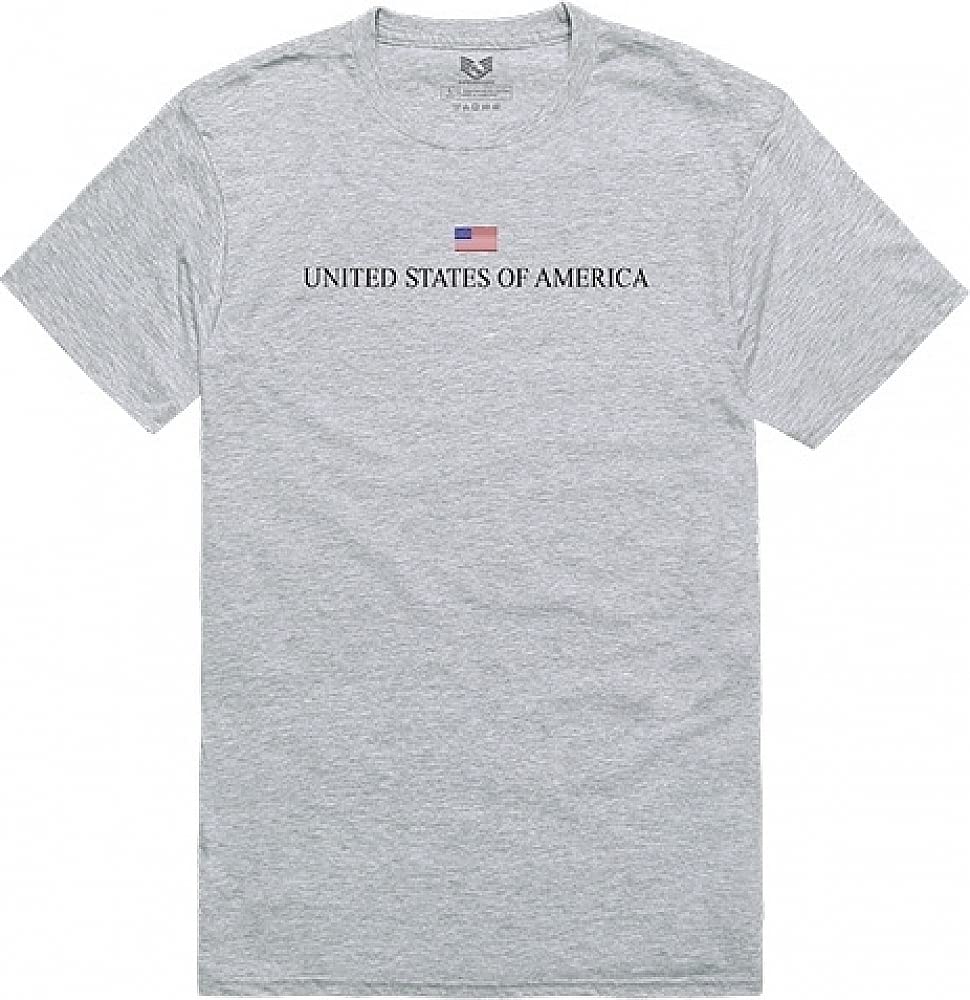 Relaxed Graphic Tee, USA, H.Grey, M