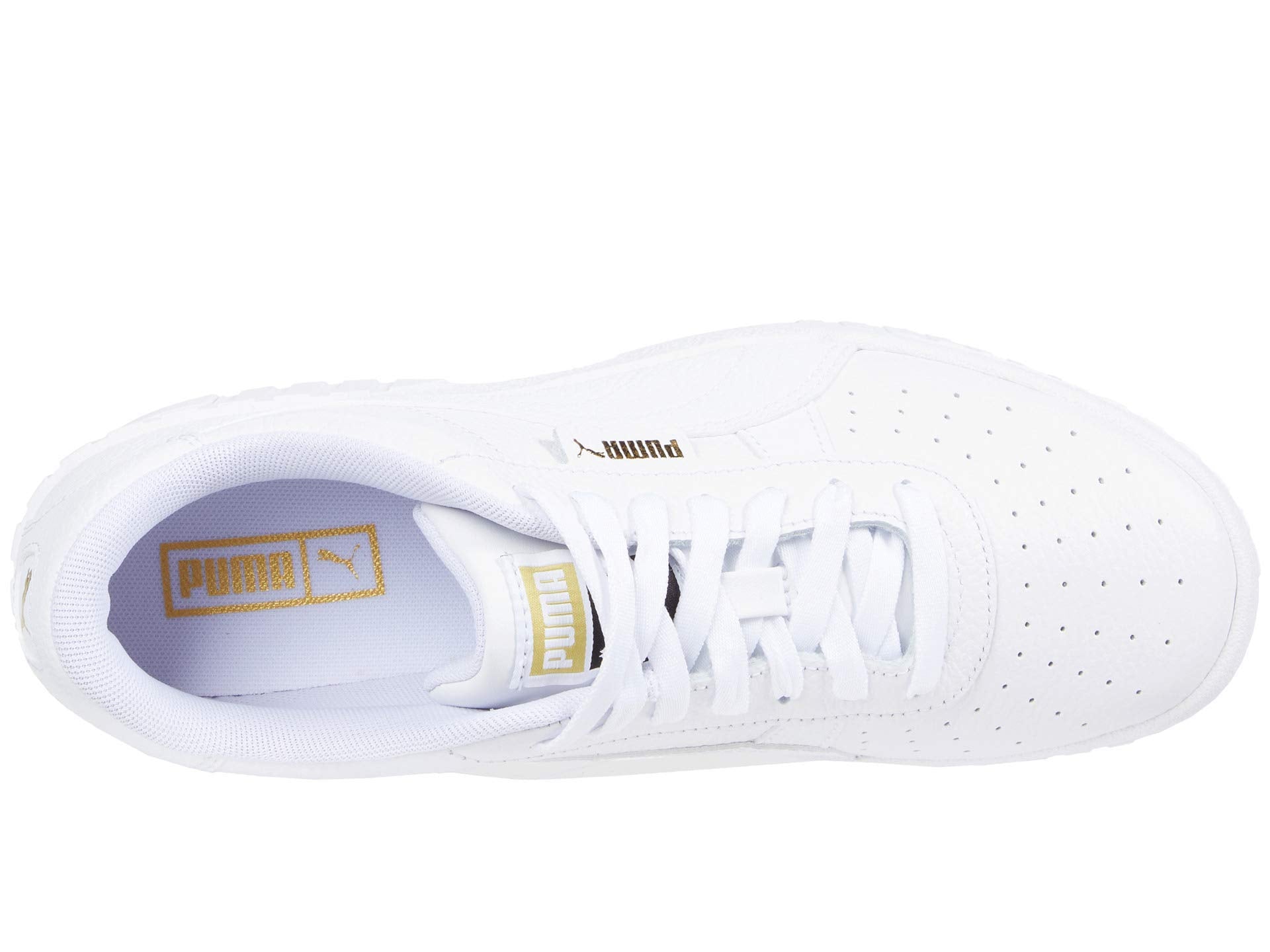 PUMA Women's Cali Wedge Sneaker, White White, 11