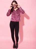 Modeve Full Sleeve Women Sweatshirt For Winter- Wineii Winter Wear Ii Hoodie