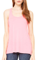 Ladies Flowy Racerback Tank - ATHLETIc HEATHER - S(D0102H7K708)