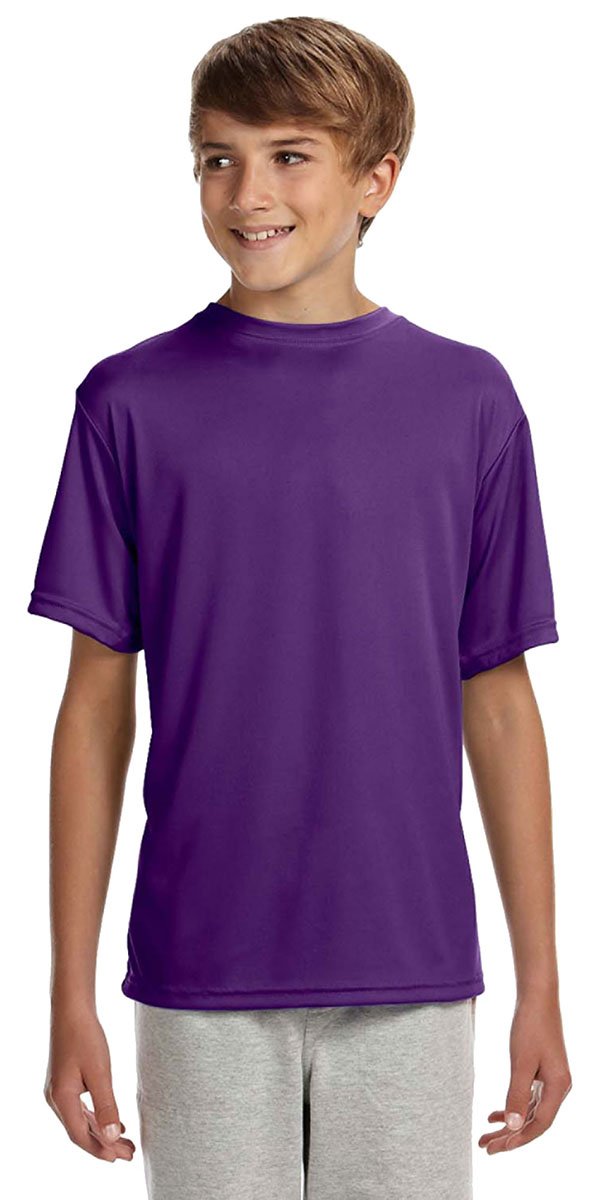Youth cooling Performance T-Shirt - gRAPHITE - S(D0102H7KDX6)