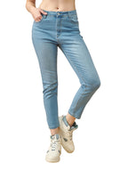 Lyra WomenS Mid-Rise Slimfit Ankle Length Jeans|Stretchable Fabric For Comfort|Trendy & Stylish Denim|Size - 32