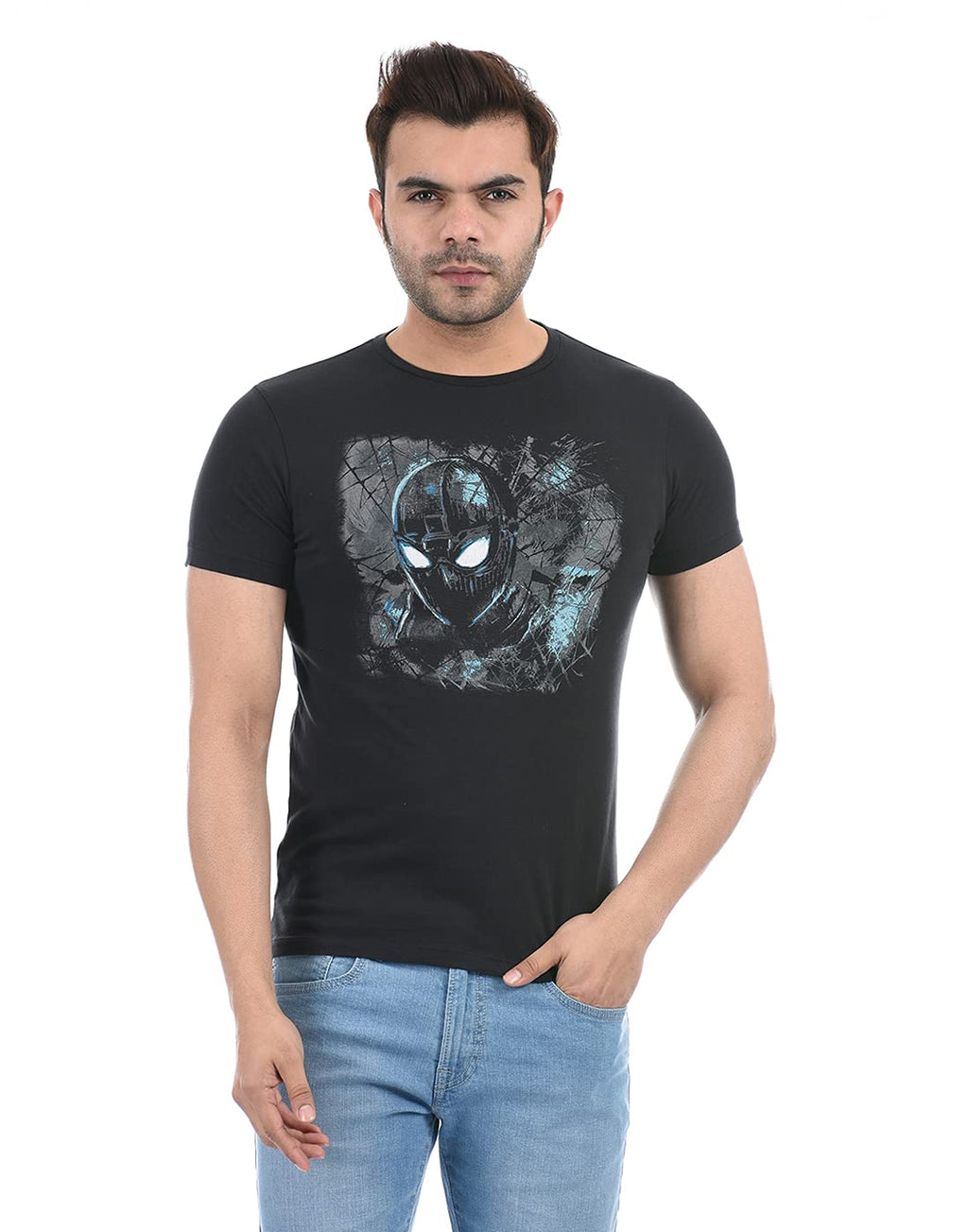 Pepe Jeans MenS Solid Regular Fit T-Shirt (Pm507269999_Black M)