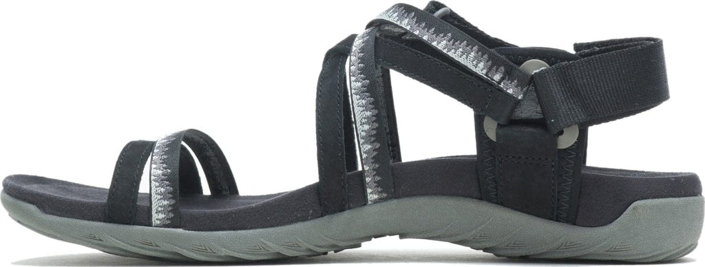 Merrell Women's Terran 3 Cush Lattice Sandal, Black, 8 Wide