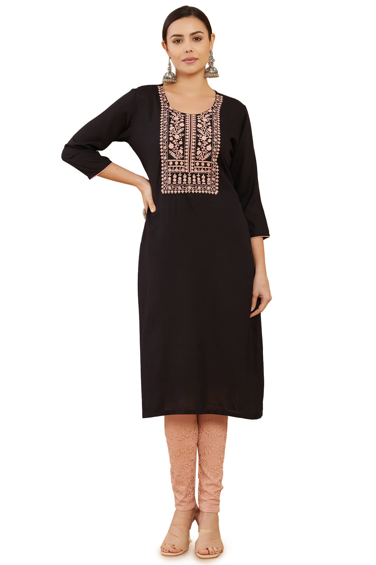 Soch Women Rayon Floral Kurtas