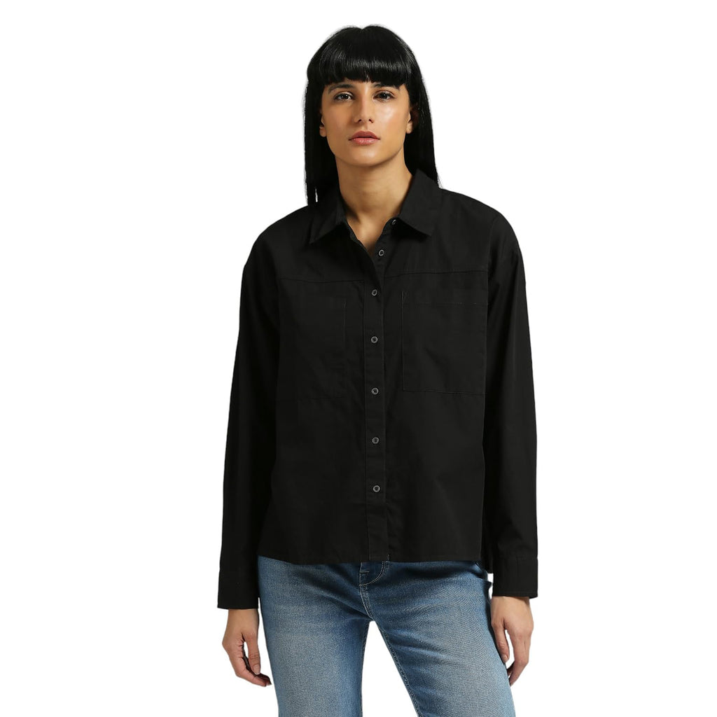 Pepe Jeans WomenS Oversize Fit Solid Shirts