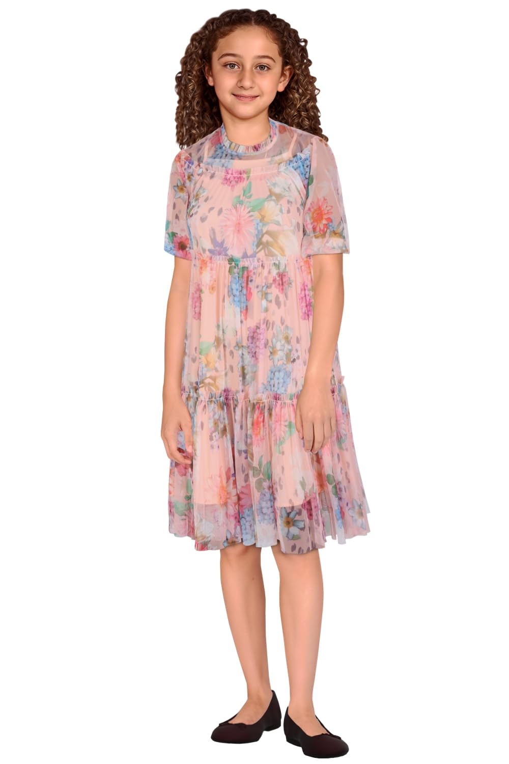 Allen Solly Women Regular Fit Printed Casual Cotton Dress