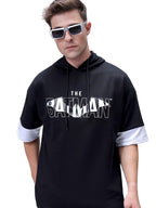 The Indian Garage Co Mens Oversized Character Print Overhead Hoodie