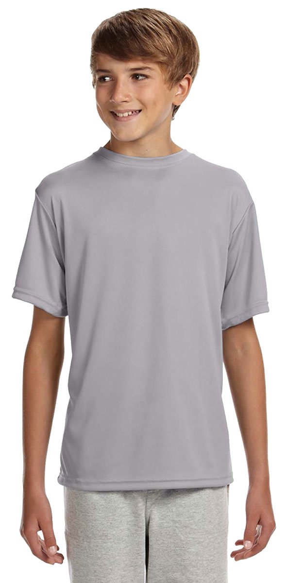 Youth cooling Performance T-Shirt - gRAPHITE - S(D0102H7KYF8)