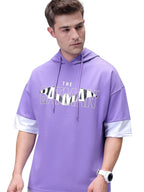 The Indian Garage Co Mens Oversized Character Print Overhead Hoodie