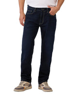 The Souled Store Denim Dark Blue Men and Boys Classic Fit Cotton Blend Jeans