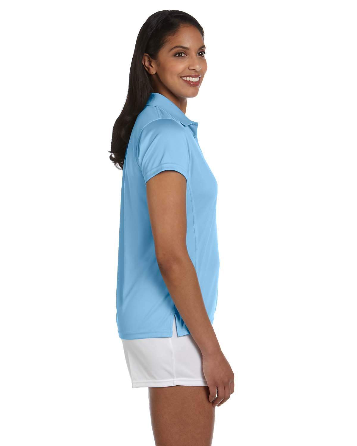 Ladies 4 oz Polytech Polo - WHITE - S(D0102H76NVP)
