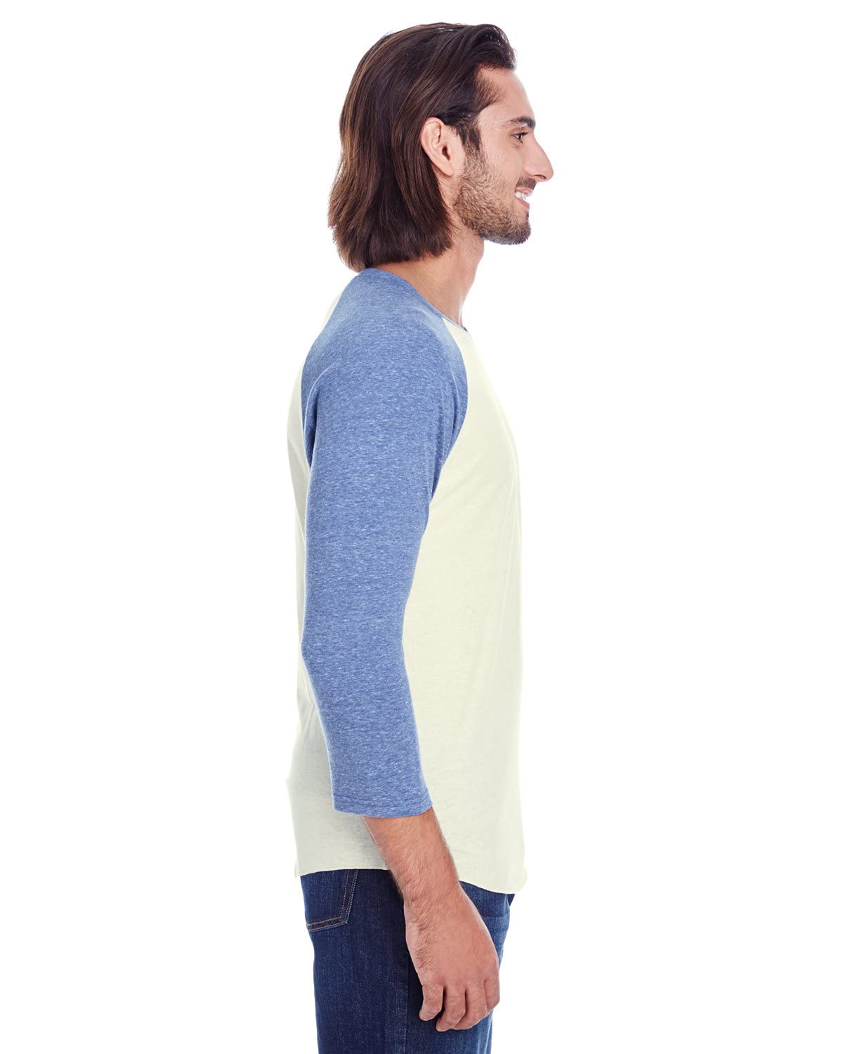 Unisex Triblend 34-Sleeve Raglan - cRM cRD BLK TRB - 3XL(D0102H7KcYX)