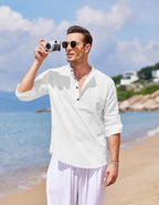 Zartha MenS Regular Fit Solid Pattern Cotton Polyester Blend Kurta With Spread Collar Long Sleeve And Standard Length | Shirt F
