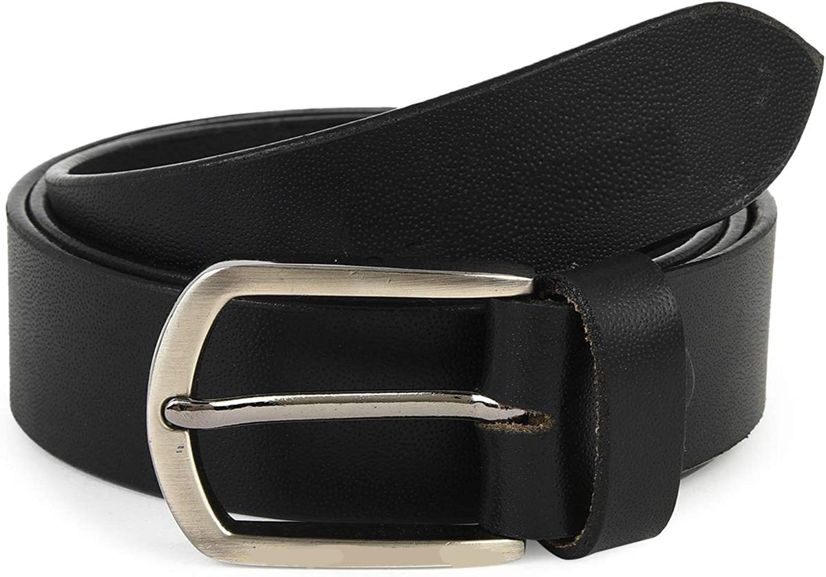 Generic Formal Casual Xxxxxl Oversize Plus Size Mens Genuine Leather Belt Black 5