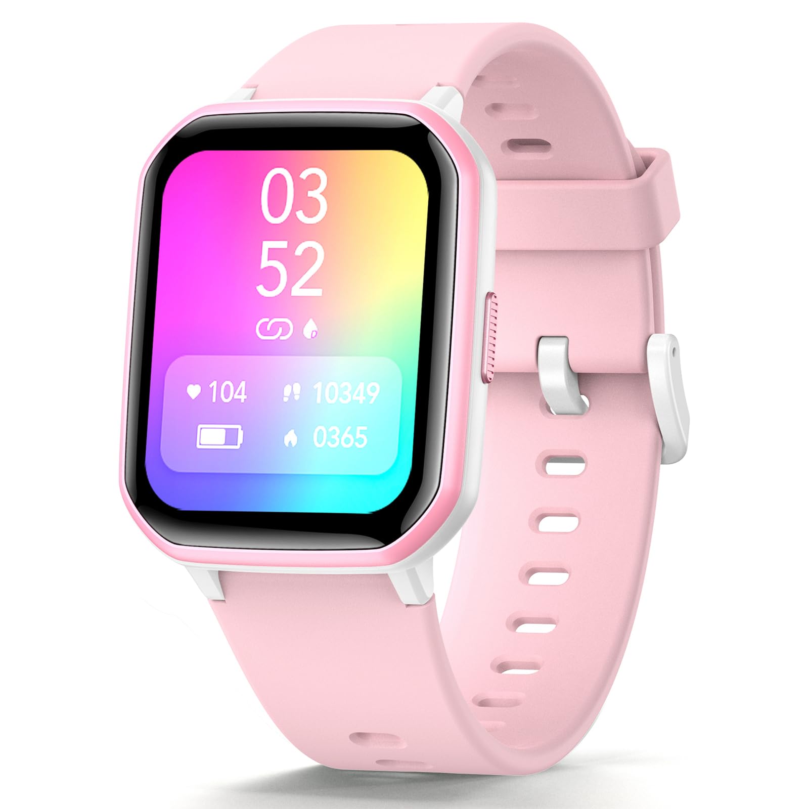 YOUSOKU Kids Smart Watch Girls Boys, Fitness Tracker for Kids,1.5 inch and DIY Dials,19 Sport Modes, Sleep Monitor, Pedometers, 