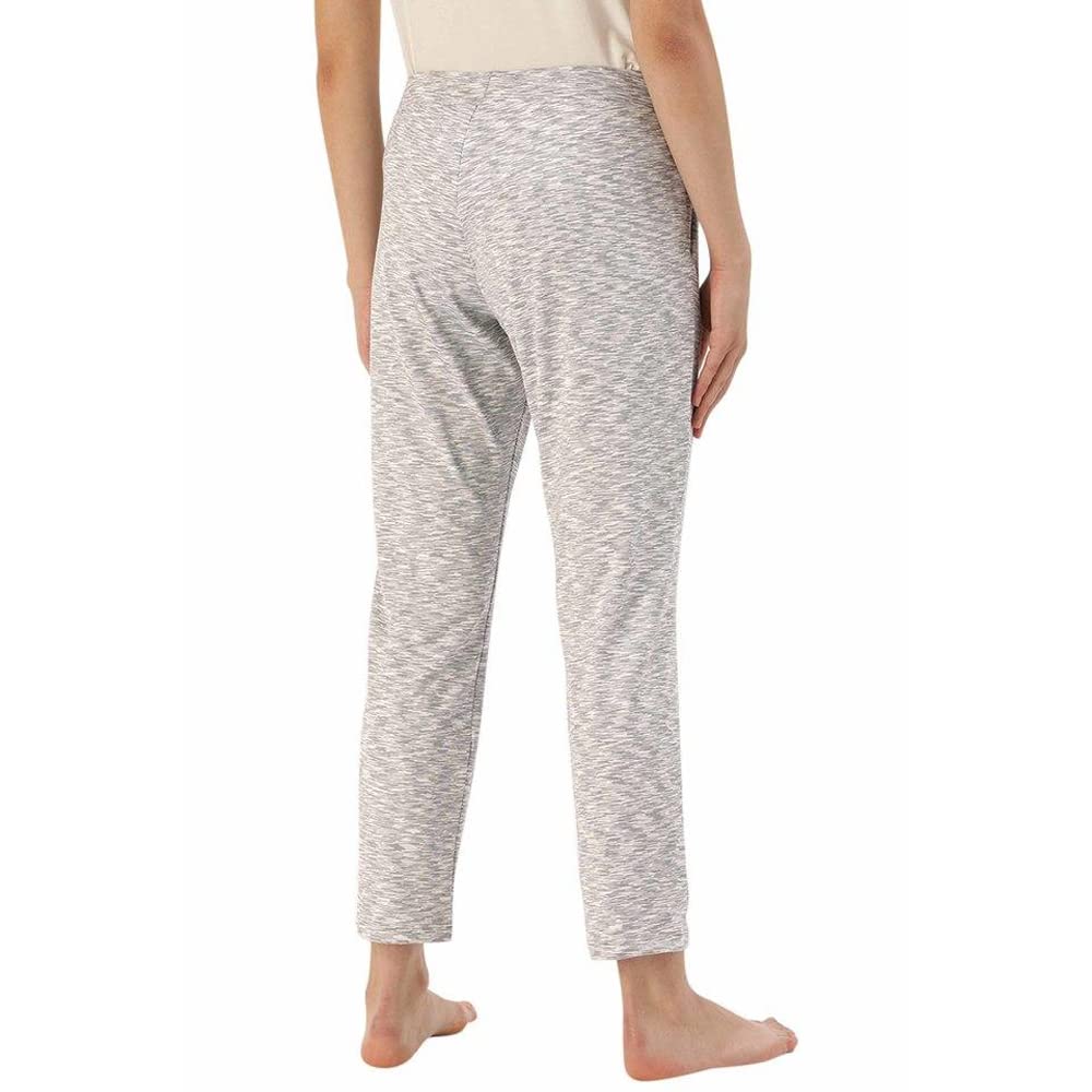 Enamor Athleisure Womens Polyester Blend Mid Rise Relaxed Fit 7/8 Length Quick Dry 4 Way Stretch Antimicrobial Smart Active Tra