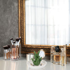 HOME SMILE Ceramic Aloe Ring Holder with Derorative White Dish Dish for Jewelry,Christmas Birthday Gifts