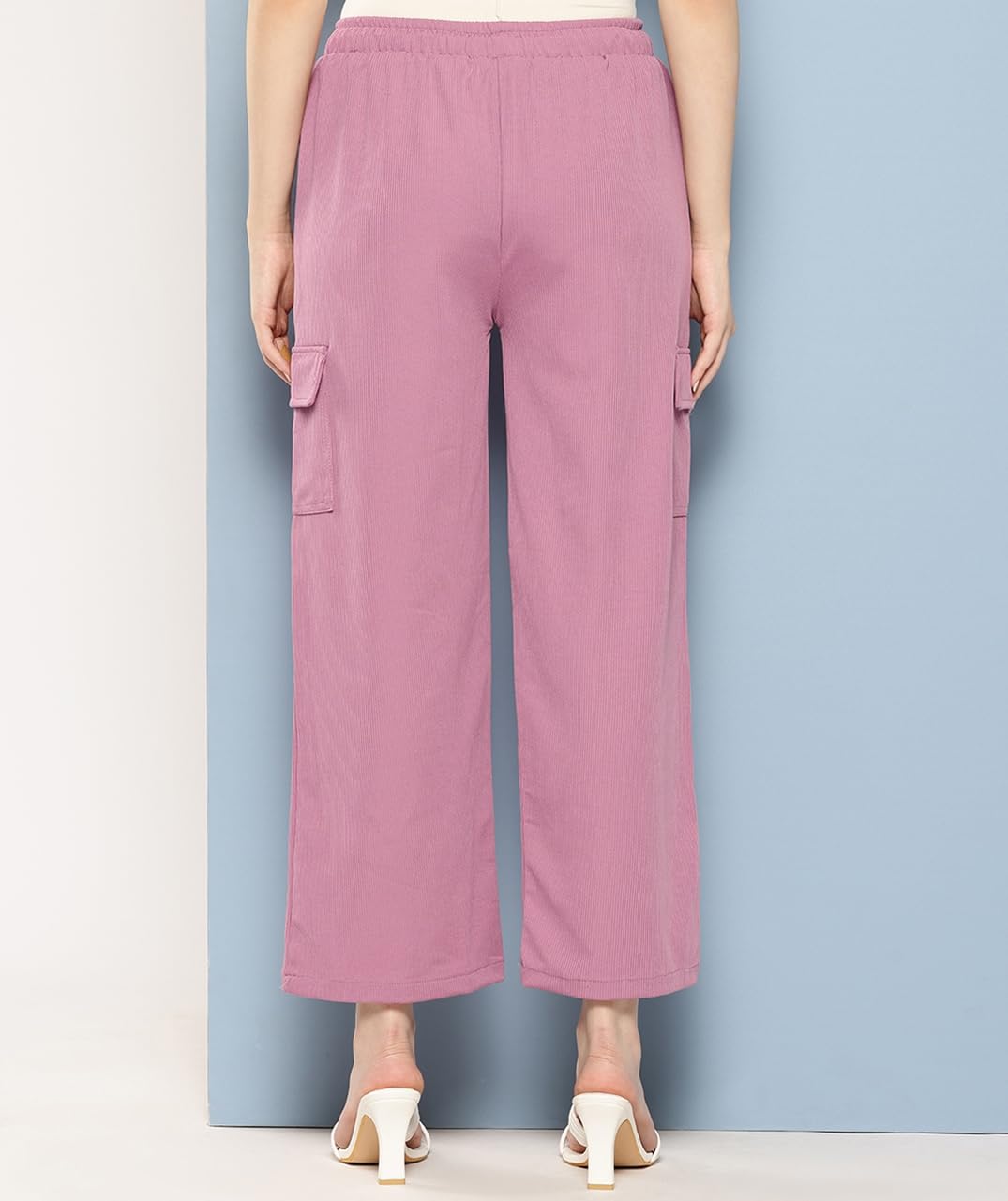 Aarika Girls Casual Wear Pink Colour Solid Nylon Pant (9-13 Years)