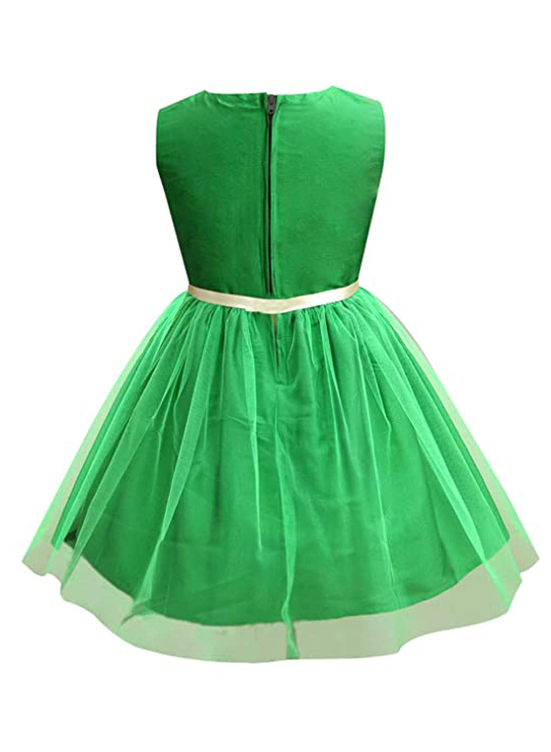 A.T.U.N. (ALL THINGS UBER NICE) Girls Embroidered Birthday Party Frock Dress