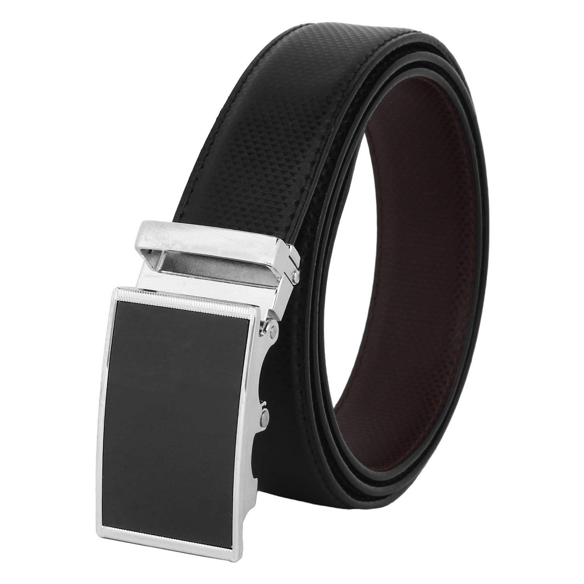 Zacharias MenS Pu Leather 35 Mm Reversible Belt Sl04 (Black_4Xl) (Pack Of 1) 4