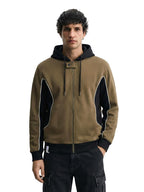 The Indian Garage Co Mens Boxy Fit Long Sleeves Hooded Graphic Hoodie