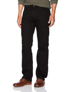Wrangler Authentics Men's Big & Tall Regular Fit Comfort Flex Waist Jean, Black, 52W x 30L