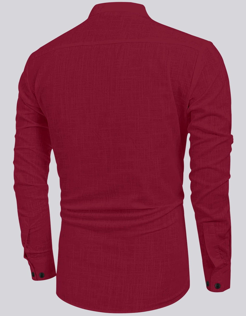 Zartha MenS Regular Fit Solid Pattern Cotton Polyester Blend Kurta With Spread Collar Long Sleeve And Standard Length | Shirt F