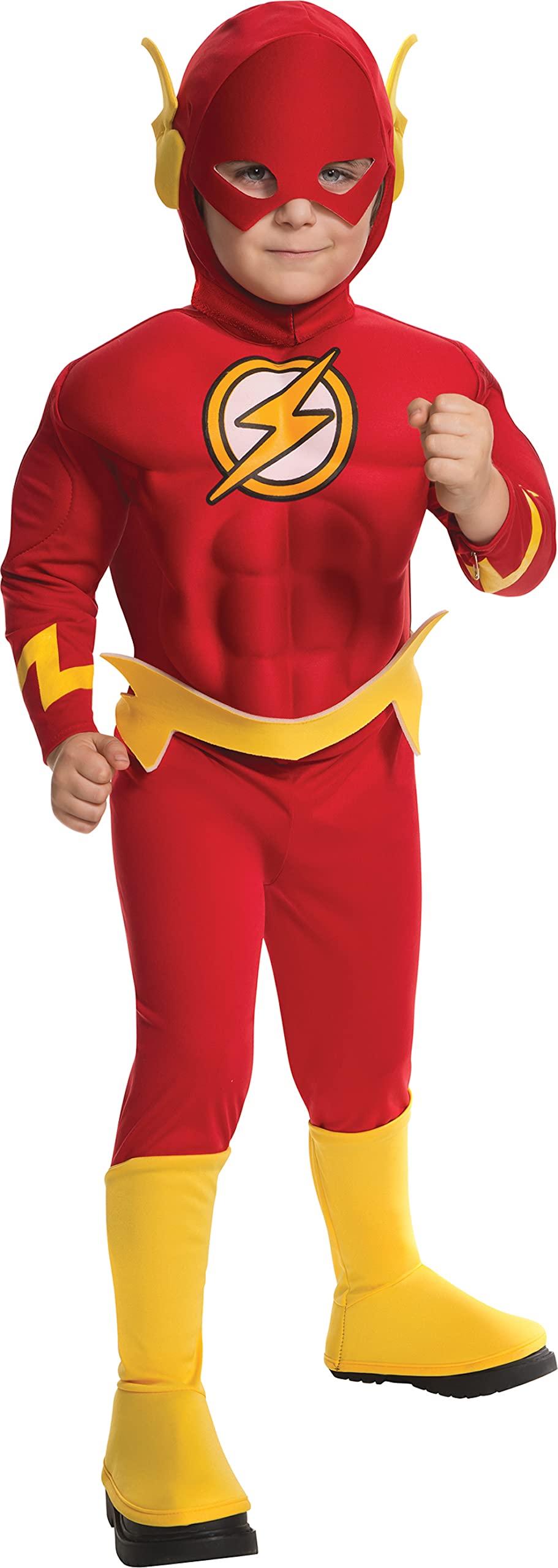 Rubies 283562 DC Comics the Flash Muscle Chest Deluxe Toddler &amp; Child Costume  Extra Large